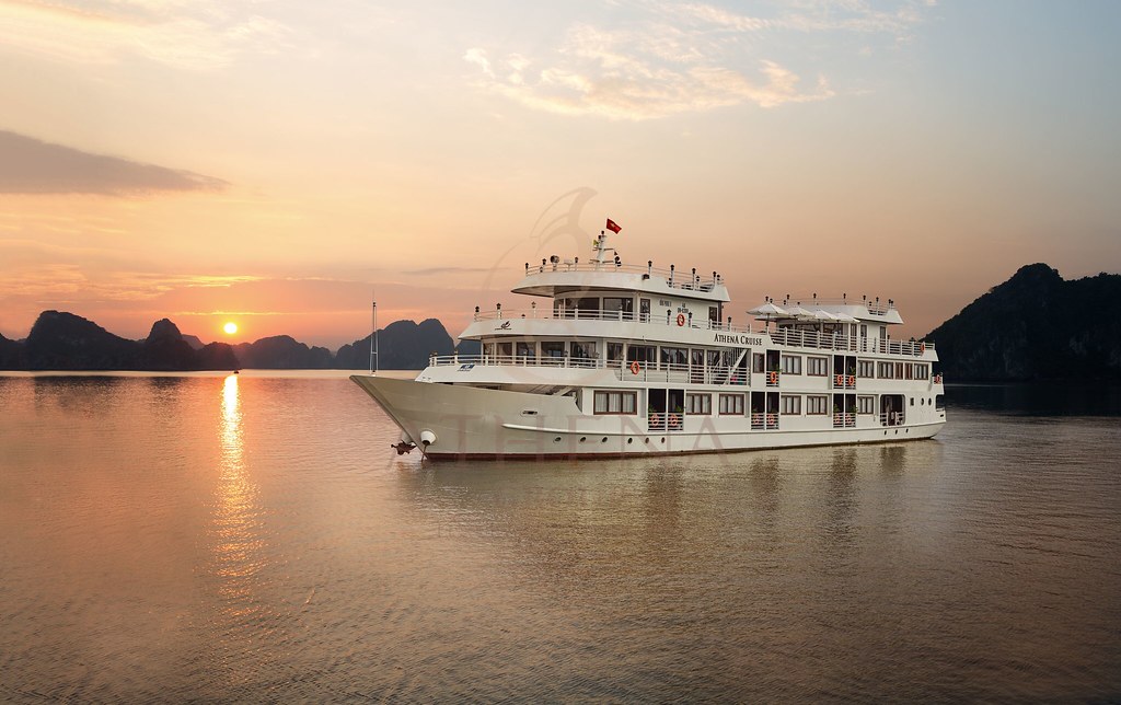 Halong Bay 5-Star Cruise on Athena Luxury with private balconies and premium services