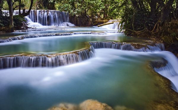 Kuang Si Waterfall, a must-see on the Luang Prabang Highlights 3 Day itinerary