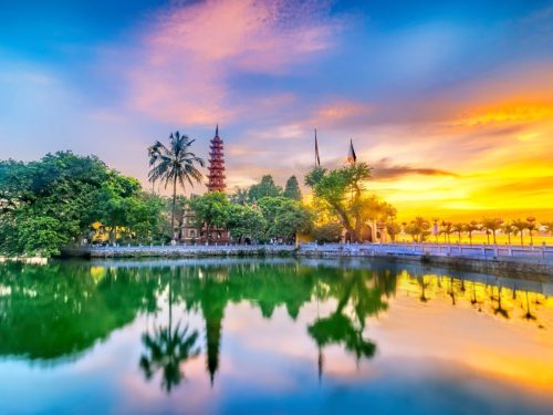 Tran Quoc Pagoda in Hanoi, Vietnam – A key attraction in the 8-Day Vietnam Highlights Tour