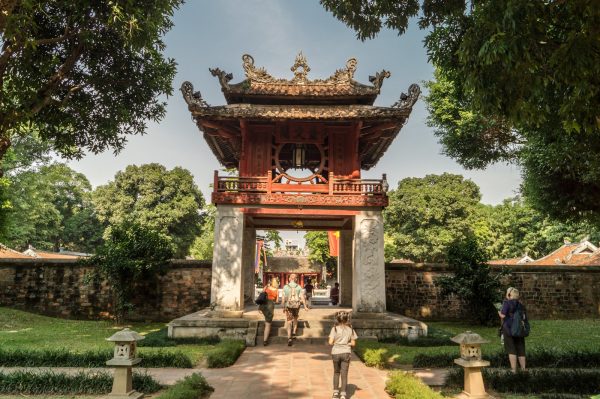 Temple of Literature in Hanoi City Tour Full Day, a symbol of Vietnam’s culture and education.