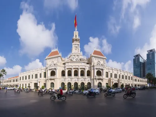 Capture the essence of Ho Chi Minh City with a visit to the iconic Saigon Central Post Office